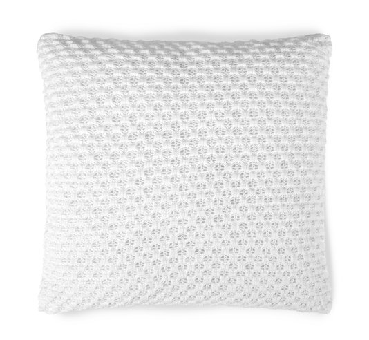 Almofada Trico By The Bed Branco 45 x 45 cm