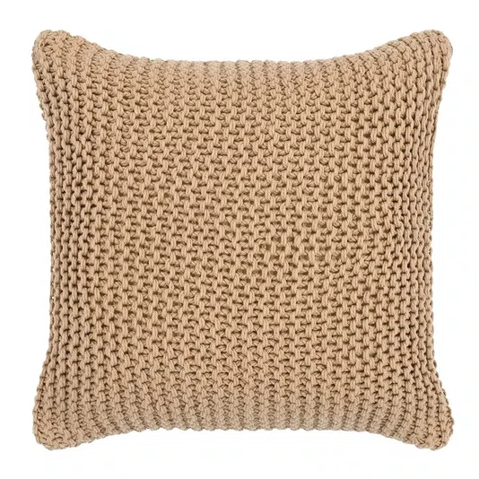 Almofada Tricot Piemonte Buddemeyer Luxus Kaki 40 x 40 cm