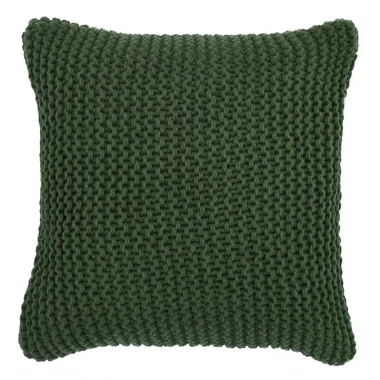 Almofada Tricot Piemonte Buddemeyer Luxus Verde Floresta 40 x 40 cm