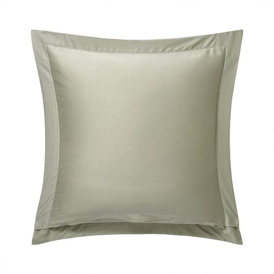 Almofada Triomphe 300 Fios 65 x 65 Yves Delorme Paris Verde Sage