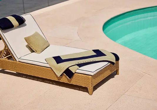 Almofada Trussardi + Lenny Niemeyer Moldura Verde