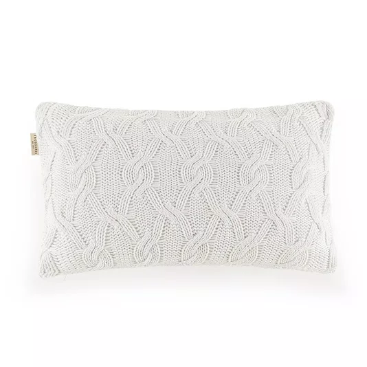 Almofada Vittoria Tricot Trussardi Off White 30 x 50 cm