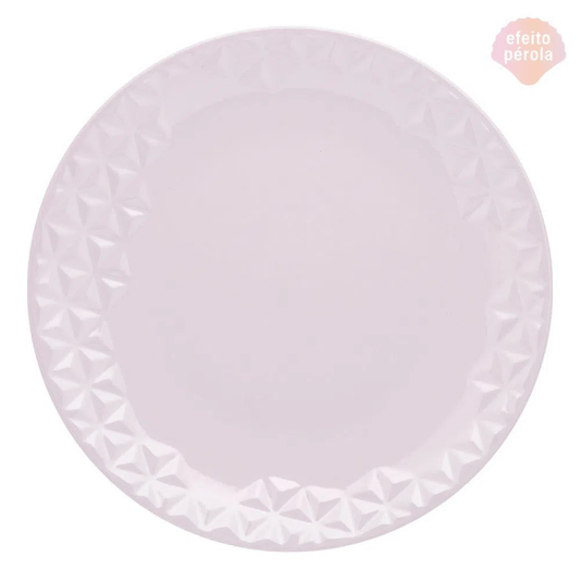 Jogo de Jantar e Chá 30 Peças Mia Quartzo Oxford Rose