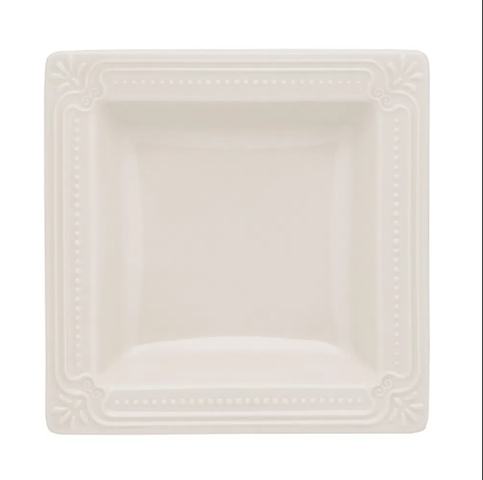 Jogo de Jantar e Chá 30 Peças Provence Brulee Oxford Branco