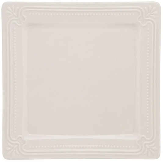 Jogo de Jantar e Chá 30 Peças Provence Brulee Oxford Branco