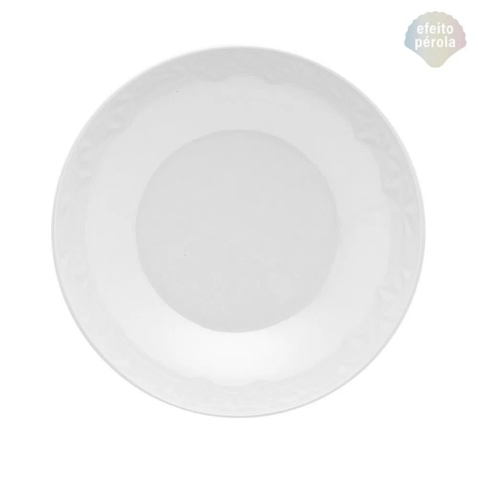 Aparelho de Jantar 30 Peças Mia Pérola Oxford Branco