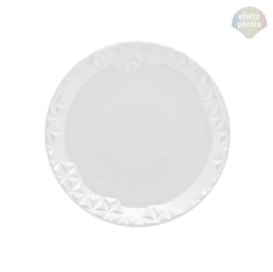Aparelho de Jantar 30 Peças Mia Pérola Oxford Branco