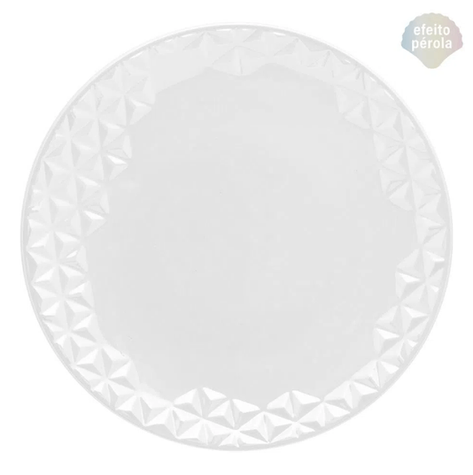 Aparelho de Jantar 30 Peças Mia Pérola Oxford Branco
