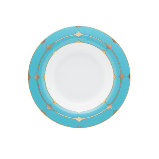 Aparelho de Jantar e Chá Folies de Porcelana Strauss 30 Peças