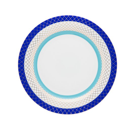 Aparelho de Jantar e Chá Folies de Porcelana Strauss 30 Peças