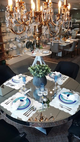 Aparelho de Jantar e Chá Folies de Porcelana Strauss 30 Peças
