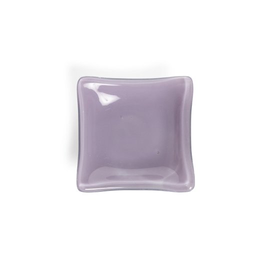 Apoio De Hashi Em Vidro Lavanda 4 x 4 cm
