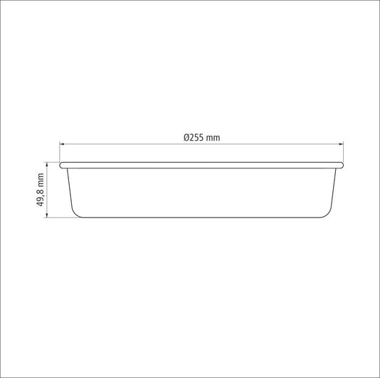 Assadeira Retangular Funda Tramontina Vermelha 24 cm

