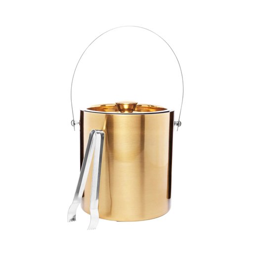 Balde de Gelo Aço Inox Old Fashioned