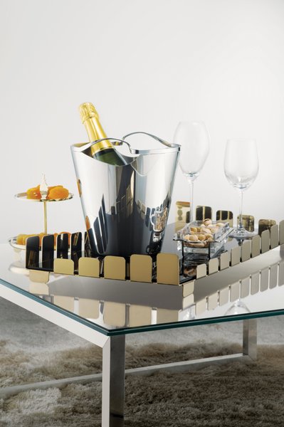 Balde para Champanhe Ritz Riva Inox 4 Litros