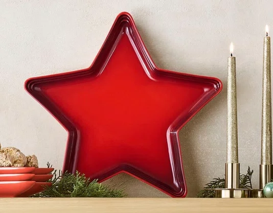 Bandeja de Servir Estrela Le Creuset Vermelho 36cm