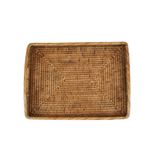 Bandeja em Rattan Sunrise Natural Home 40 x 30 cm