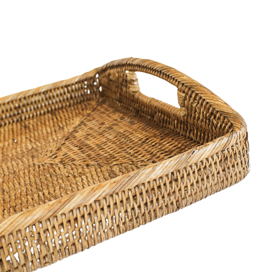 Bandeja em Rattan Sunrise Natural Home 40 x 30 cm