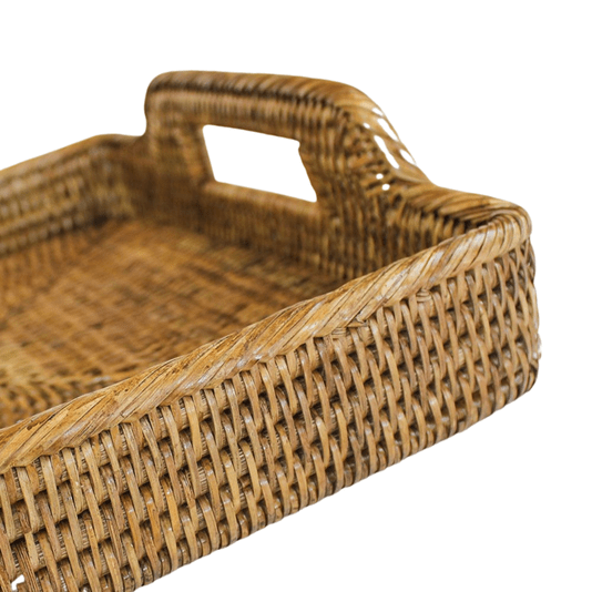 Bandeja em Rattan Sunrise Natural Home 52 x 34 cm