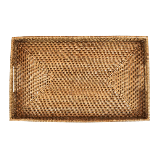 Bandeja em Rattan Sunset Natural Home 51 x 31 cm
