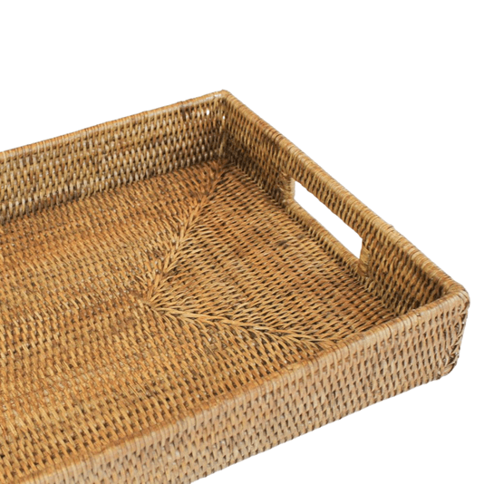 Bandeja em Rattan Sunset Natural Home 51 x 31 cm