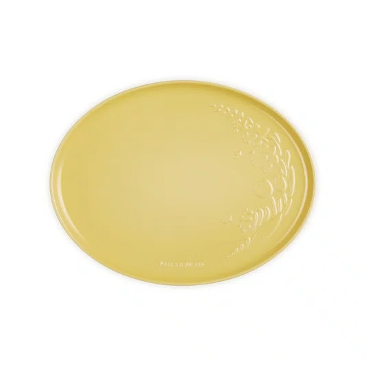 Bandeja Oval para Servir Jardin Le Creuset Camomille 36 cm