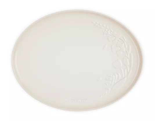 Bandeja Oval para Servir Jardin Le Creuset Meringue 36 cm