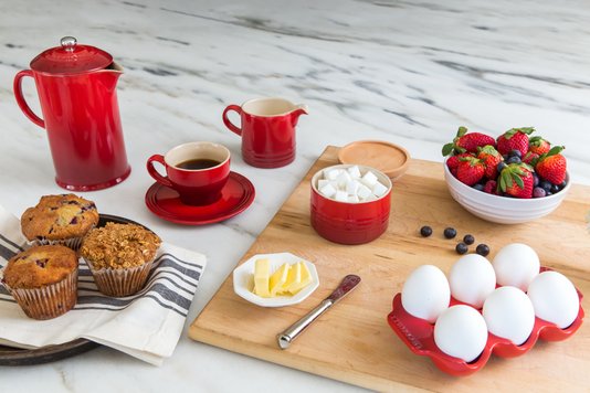 Bandeja Para 6 Ovos Le Creuset Vermelho