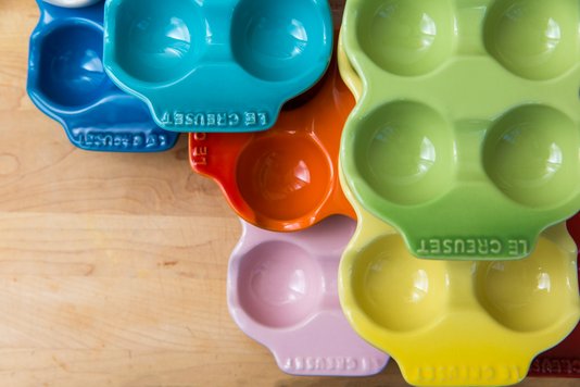 Bandeja Para 6 Ovos Le Creuset Vermelho