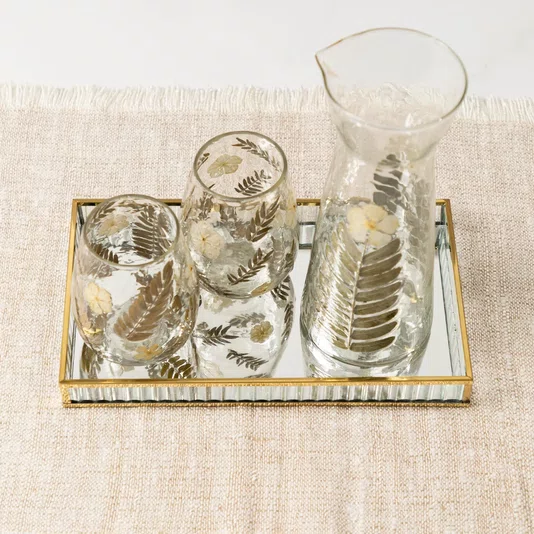 Bandeja Retangular Glass Média Copa & Cia 30,5 x 18 cm