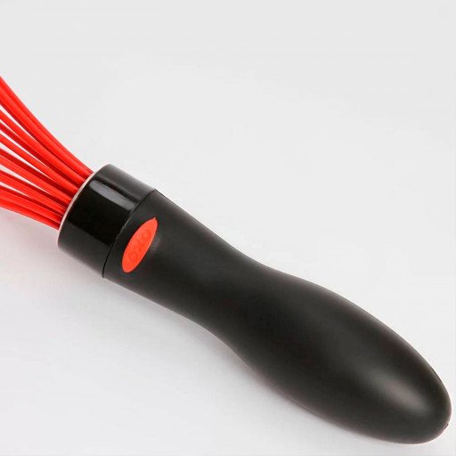 Batedor De Silicone Fouet Whish OXO Preto e Vermelho
