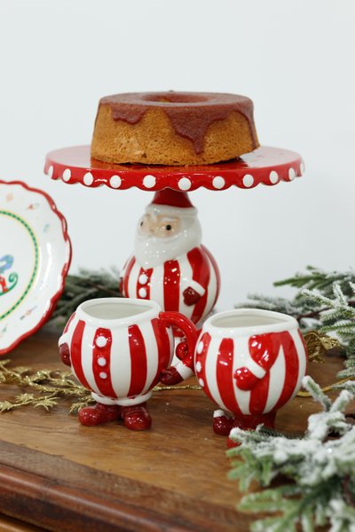 Boleira Santa Cake - Candy Cannes Portland