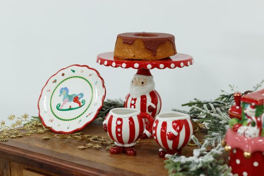 Boleira Santa Cake - Candy Cannes Portland