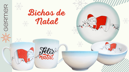 Bowl de Porcelana 400ml Germer Colorido 12,5cm