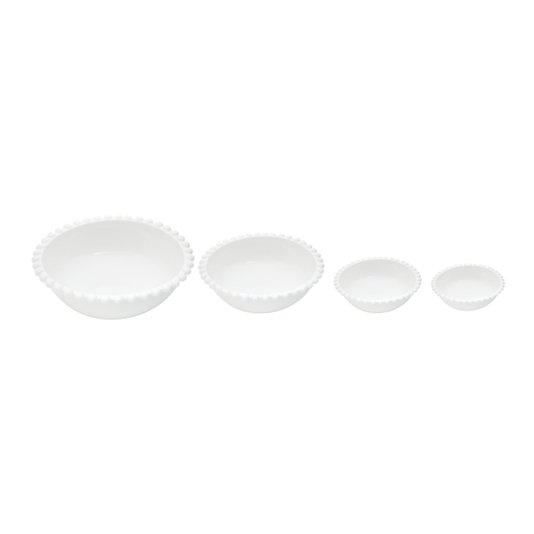 Bowl de Porcelana Bon Gourmet com Detalhes 25x11 cm