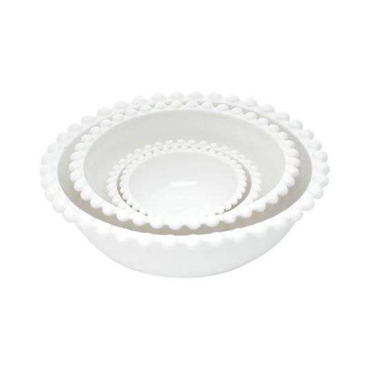 Bowl de Porcelana Bon Gourmet com Detalhes 25x11 cm