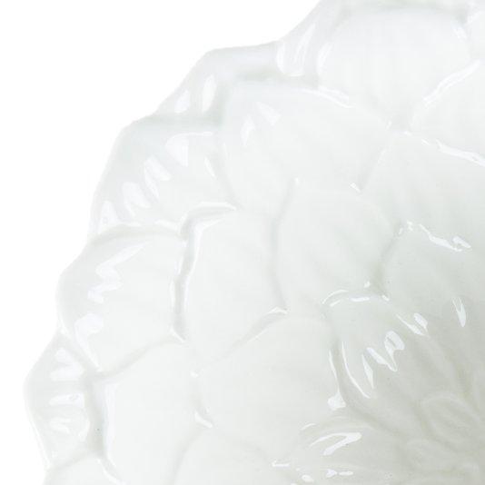 Bowl de Porcelana Daisy Wolff Branco 14x6 cm