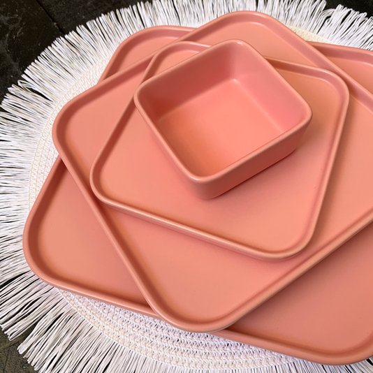 Bowl de Porcelana Nordica Rojemac Rosa 