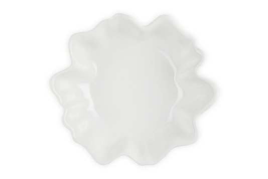 Bowl De Servir Ruffle Le Creuset Branco 3,8 L