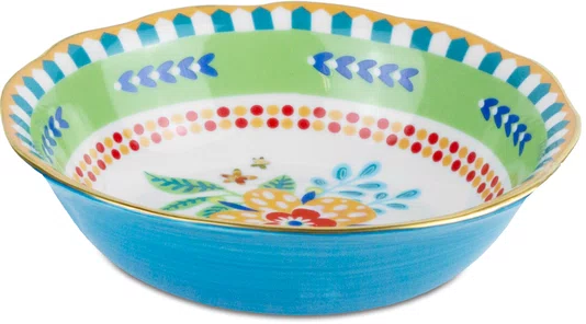 Bowl em Porcelana Mamma Mia Baci Milano Azul