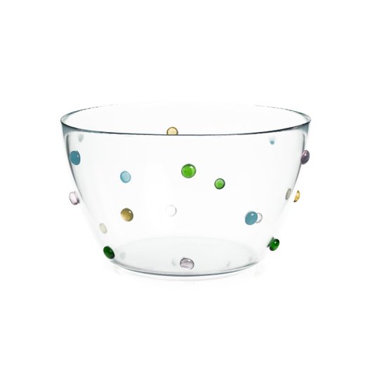 Bowl em Vidro Gemas Coloridas 2,5 Litros