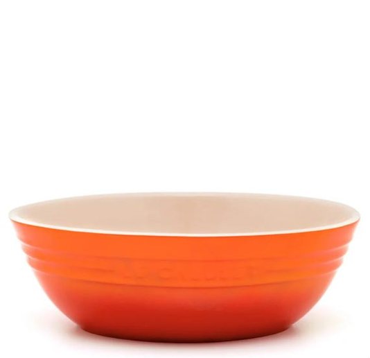 Bowl para Massa Cerâmica Le Creuset Laranja 27 cm
