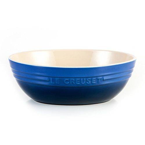 Bowl para Massa de Cerâmica Le Creuset Azul Marseille 28 cm
