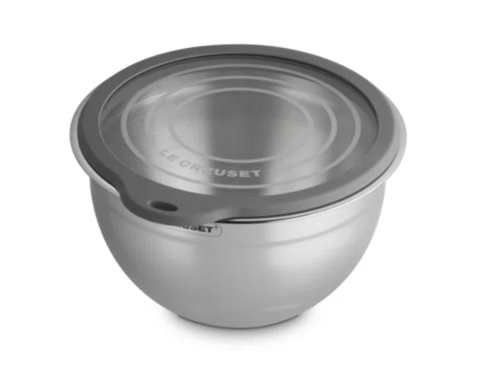 Bowl Para Mistura Com Tampa Vidro Le Creuset Inox 27 cm
