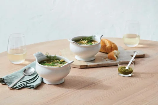 Bowl para Sopa em Cerâmica Heritage Le Creuset Azure 600 ml