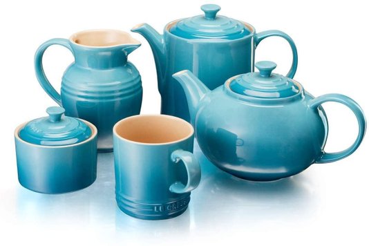 Bule Cerâmica Le Creuset Azul Marseille 1,3 l
