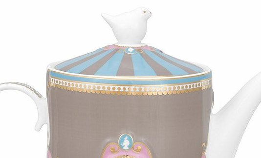 Bule Medallion Love Birds Pip Studio Azul Stripes 1,3 Litros