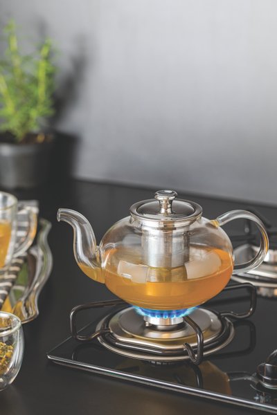 Bule para Chá em Vidro e Aço Inox com Infusor Tramontina 1 L