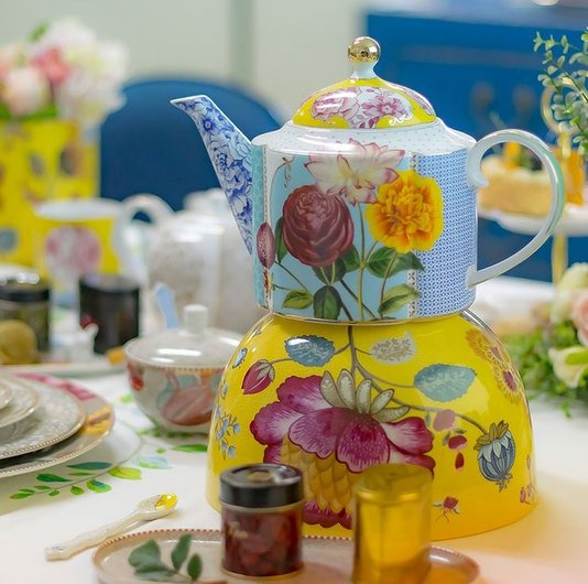 Bule de Porcelana Royal Pip Studio Colorido