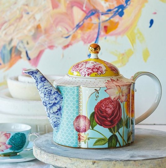 Bule de Porcelana Royal Pip Studio Colorido